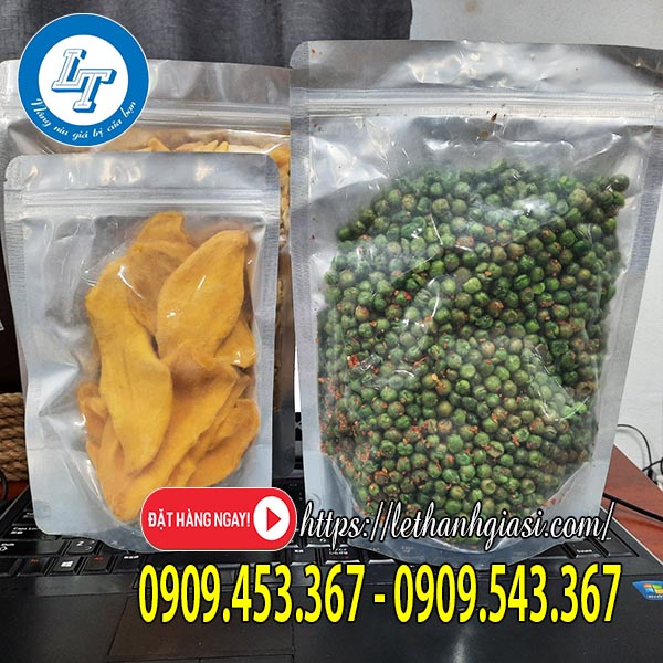 túi zip bạc đáy đứng đựng hạt khô túi zip bạc đáy đứng