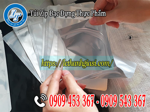 Túi zip bạc đựng thực phẩm an toàn, giá tốt Túi zip bạc đựng thực phẩm