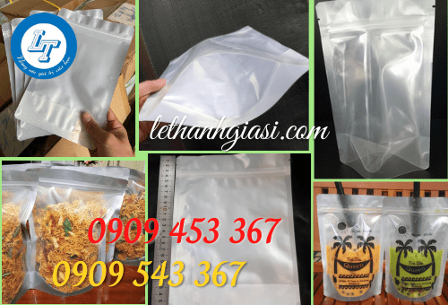 Túi zip bạc đựng thực phẩm giá rẻ Túi zip bạc đựng thực phẩm