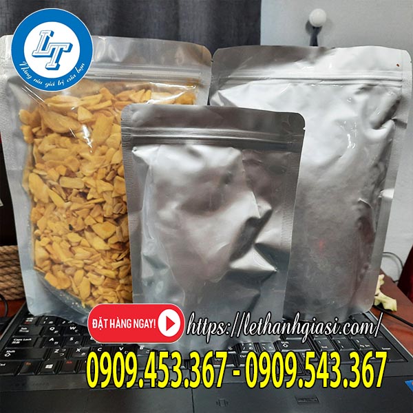 túi zip bạc đáy đứng nhiều kích cỡ túi zip bạc đáy đứng nhiều kích cỡ