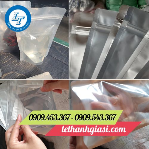 Túi zip bạc