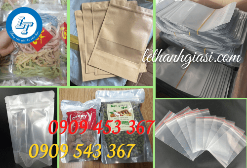 túi zip các loại đựng hạt khô, mứt tết giá tốt túi zip các loại