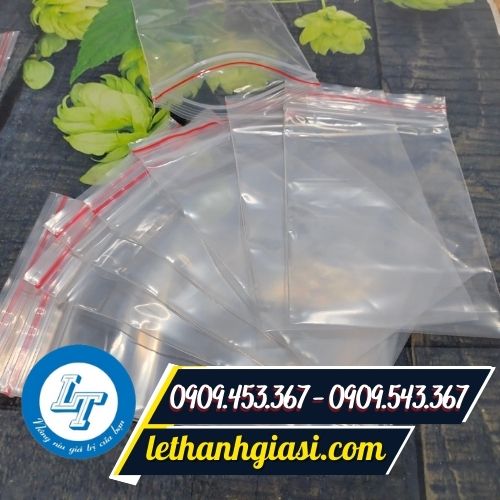 Túi zip chỉ đỏ