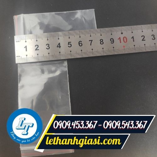 Túi zip chỉ đỏ