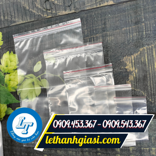 Túi zip chi đỏ nhiều kích cỡ Túi zip chi đỏ nhiều kích cỡ