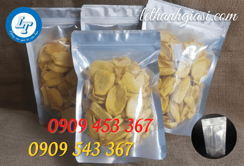 túi zip bạc đựng mít sấy túi zip bạc