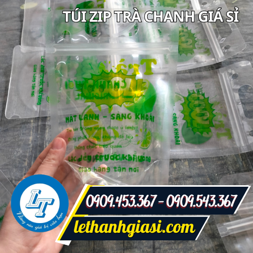 Túi zip đựng trà chanh