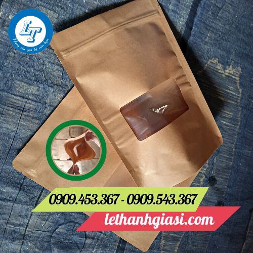 Túi zip giấy có cửa sổ