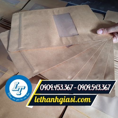 Túi zip giấy kraft