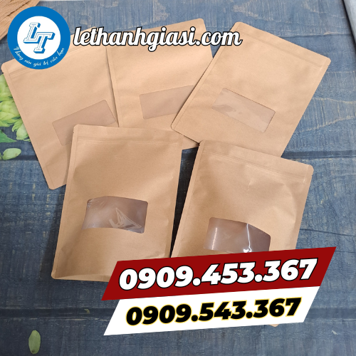 Túi zip giấy có cửa sổ Túi zip giấy có cửa sổ