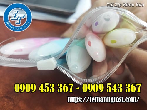 Túi zip khóa kéo đựng đồ giá rẻ, uy tín Túi zip khóa kéo