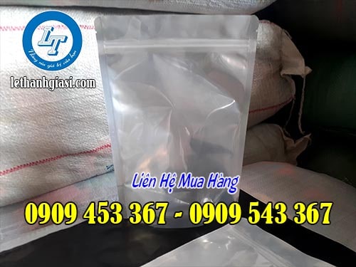 Túi zip một mặt bạc giá rẻ, giao hàng nhanh chóng Túi zip một mặt bạc