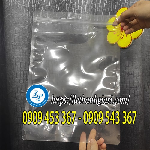 Túi zip trong đáy đứng Túi zip trong đáy đứng