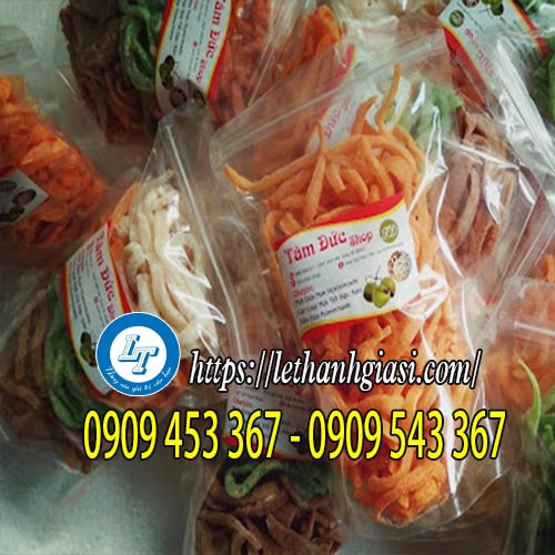 Túi zip trong đáy đứng đựng mứt dừa Túi zip trong đáy đứng