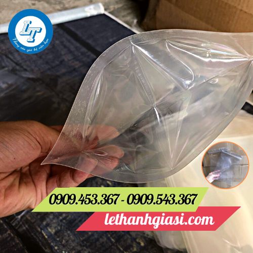 Túi zip 2 mặt trong có đáy đứng tiên lợi Túi zip 2 mặt trong có đáy đứng