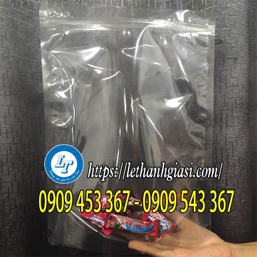Túi zip trong đáy đứng giá rẻ Túi zip trong đáy đứng