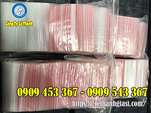 Túi zip đường chỉ đỏ giá sỉ rẻ nhất tphcm Túi zip đường chỉ đỏ