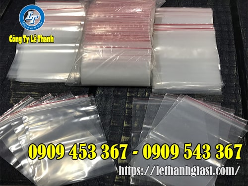 Túi zip đường chỉ đỏ chất lượng, giá rẻ Túi zip đường chỉ đỏ