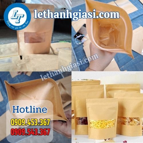 túi zipper giấy nhiều kích thước túi zipper giấy nhiều kích thước