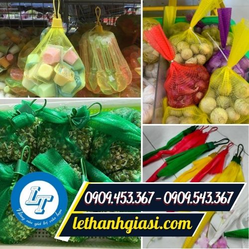 Ứng dụng túi lưới nhựa Ứng dụng túi lưới nhựa