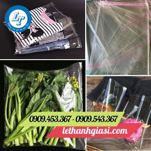 Túi opp dán miệng có keo dán có nhiều ứng dụng Túi opp dán miệng có keo dán có nhiều ứng dụng