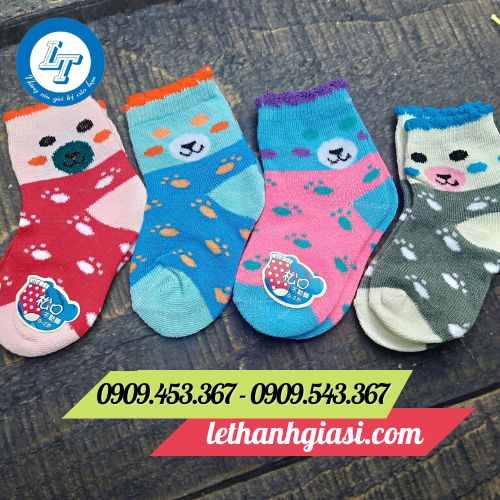 Vớ chân em bé màu đẹp