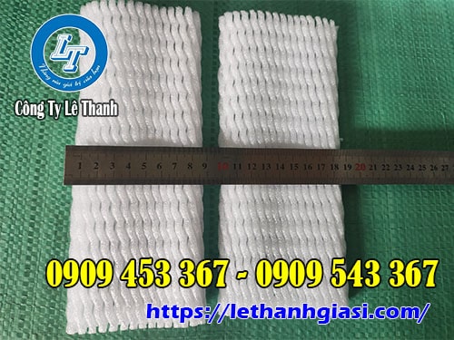 Lưới xốp bọc trái cây chiều rộng 9cm Lưới xốp bọc trái cây