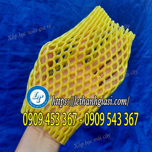 Xốp bọc trái cây màu vàng Xốp bọc trái cây màu vàng