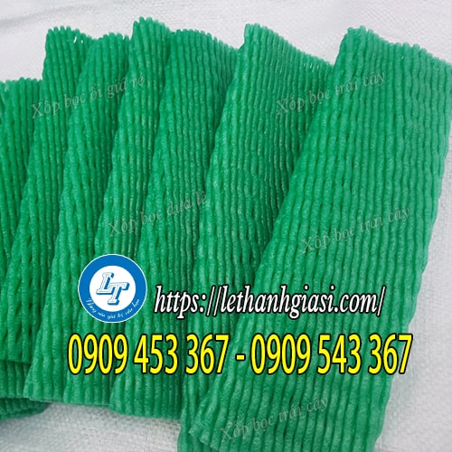 Xốp bọc trái cây màu xanh Xốp bọc trái cây màu xanh