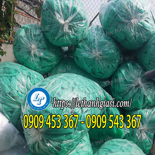 Kho sỉ xốp bọc trái cây màu xanh Kho sỉ xốp bọc trái cây màu xanh