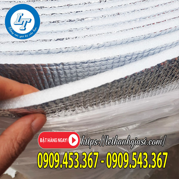 Xốp cách nhiệt tráng bạc không keo dán  Xốp cách nhiệt tráng bạc không keo dán