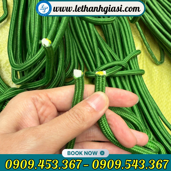 Dây dù tròn xanh siêu bền Dây dù tròn xanh giá sỉ HCM