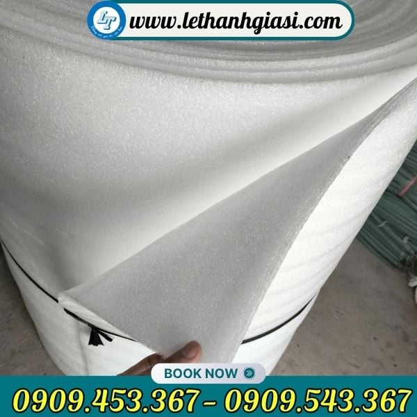 Màng xốp foam bọc hàng dày 5 ly Màng xốp foam bọc hàng