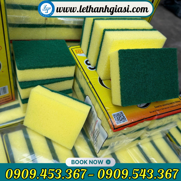 Mút rửa chén bịch 12 cái Mút rửa chén
