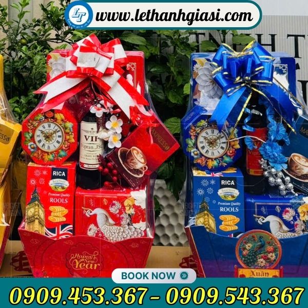 Nơ rút gói giỏ quà sang trọng Nơ rút gói giỏ quà sang trọng