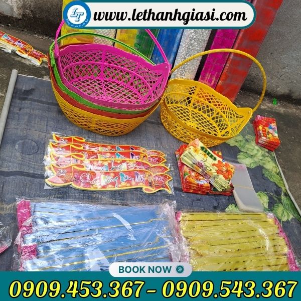 Phụ kiện gói quà tết giá sỉ Phụ kiện gói quà tết giá sỉ