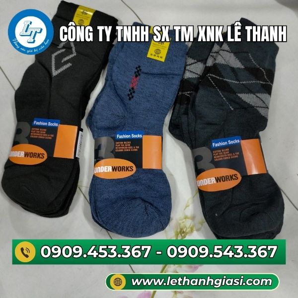 Vớ chân nam nhiều màu giá sỉ Vớ chân nam nhiều màu