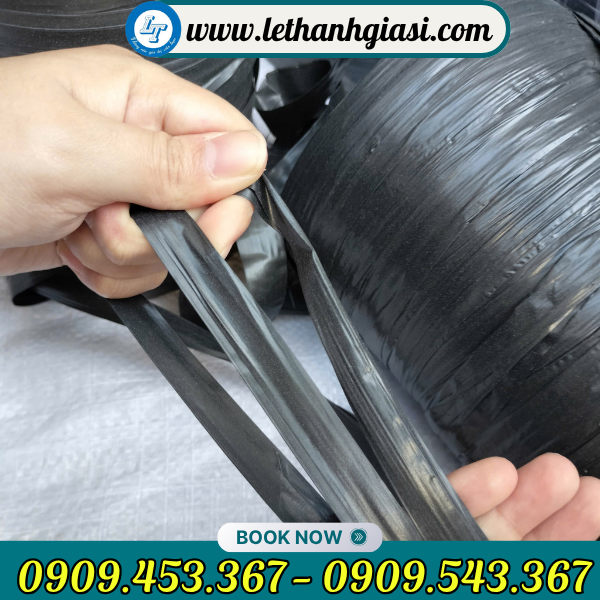 Dây nilon ống màu đen siêu bền Dây nilon ống màu đen