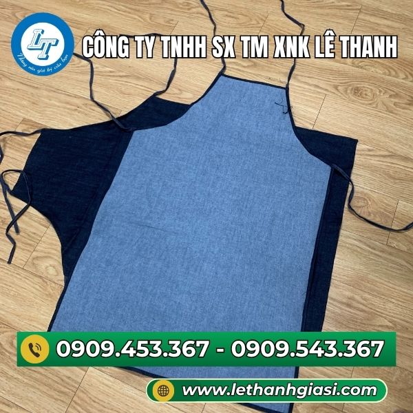 Tạp dề jean giá rẻ Tạp dề jean
