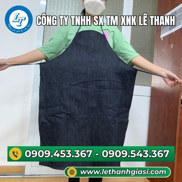 Tạp dề jean cao cấp giá rẻ Tạp dề jean