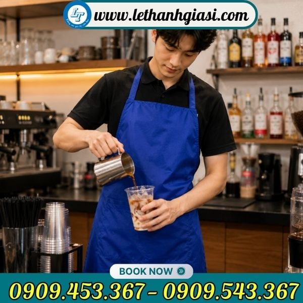 Tạp dề vải dù giá sỉ HCM Tạp dề vải dù giá sỉ
