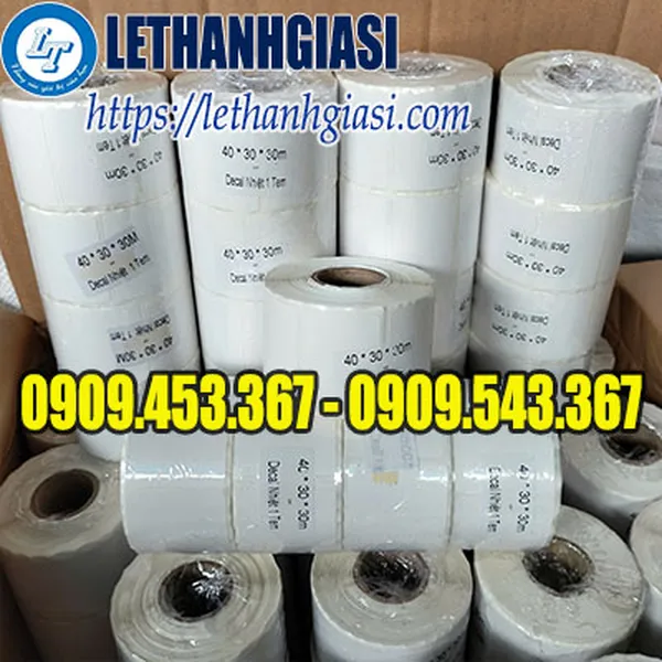 GIẤY IN MÃ VẠCH 1 TEM