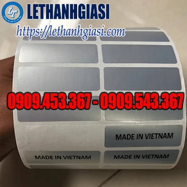 GIẤY IN MÃ VẠCH XI KIM LOẠI