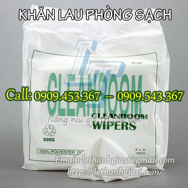 KHĂN LAU PHÒNG SẠCH CHUYÊN DỤNG