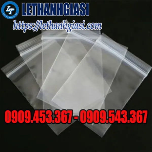 TÚI ZIP CHỈ TRẮNG
