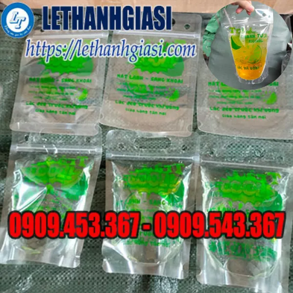 TÚI ZIP ĐỰNG TRÀ CHANH