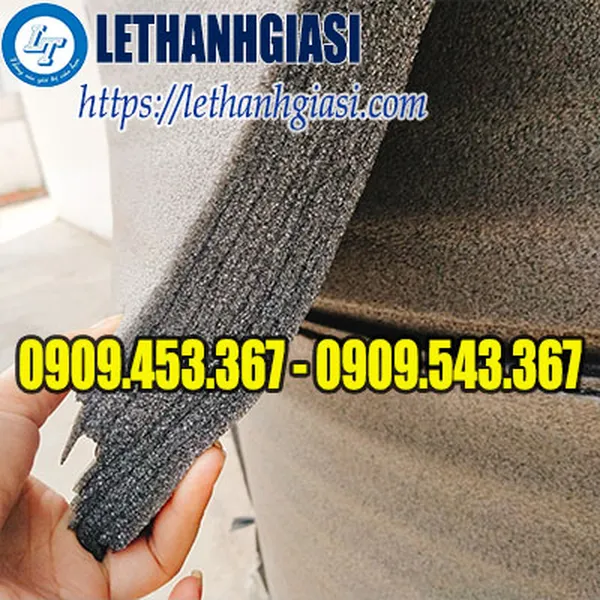 CUỘN XỐP PE FOAM MÀU ĐEN