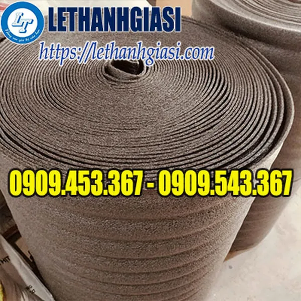 CUỘN XỐP PE FOAM MÀU ĐEN
