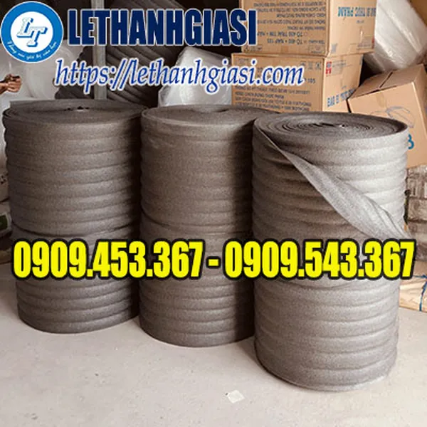 CUỘN XỐP PE FOAM MÀU ĐEN