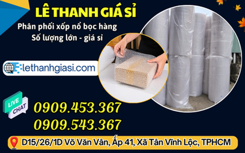 Địa chỉ mua xốp hơi chống sốc giá sỉ tại TP.HCM